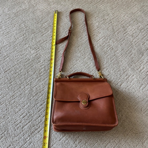 Vintage Coach Leather Willis Bag Purse - Picture 14 of 16